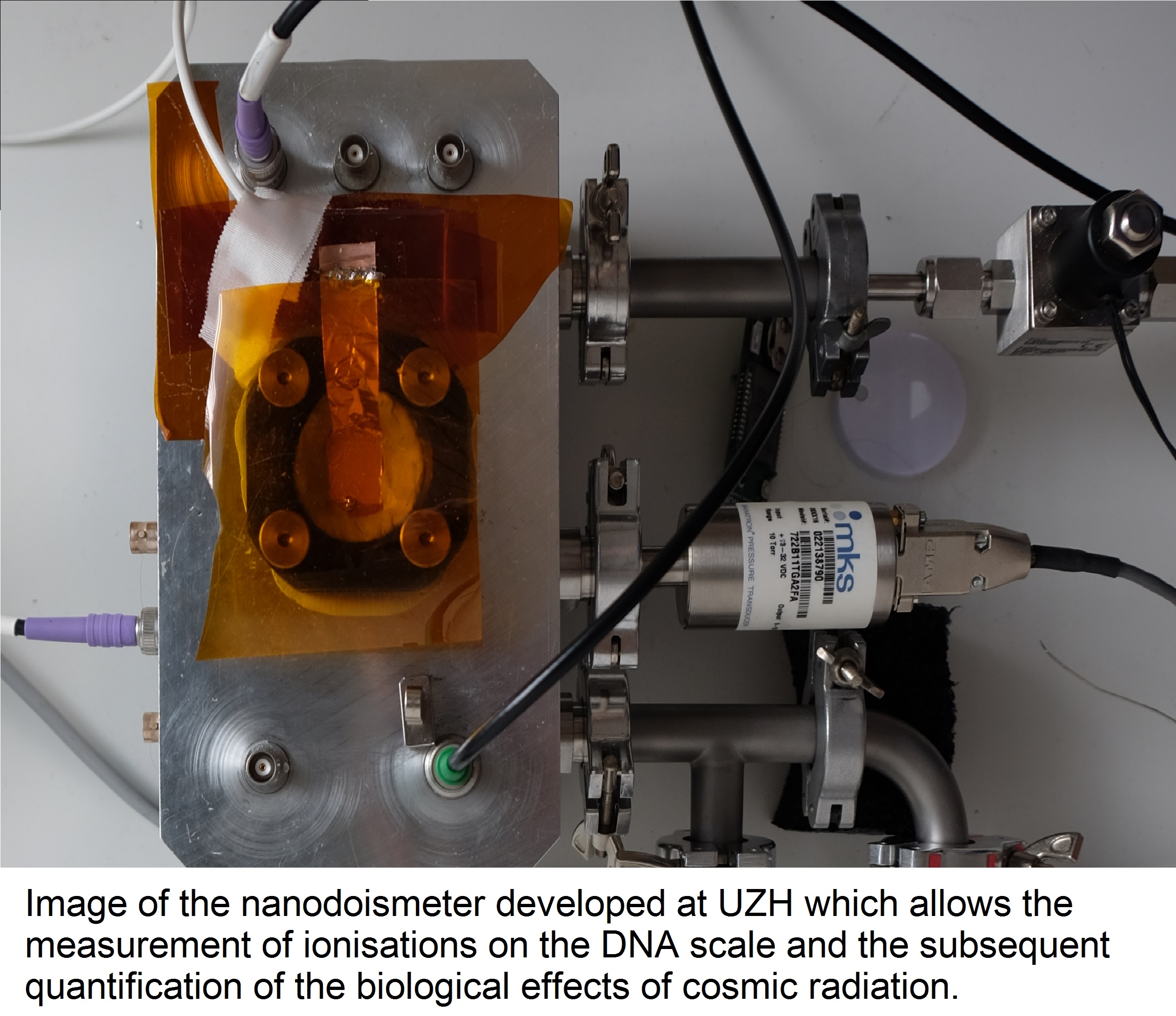 Space radiation nanodetector