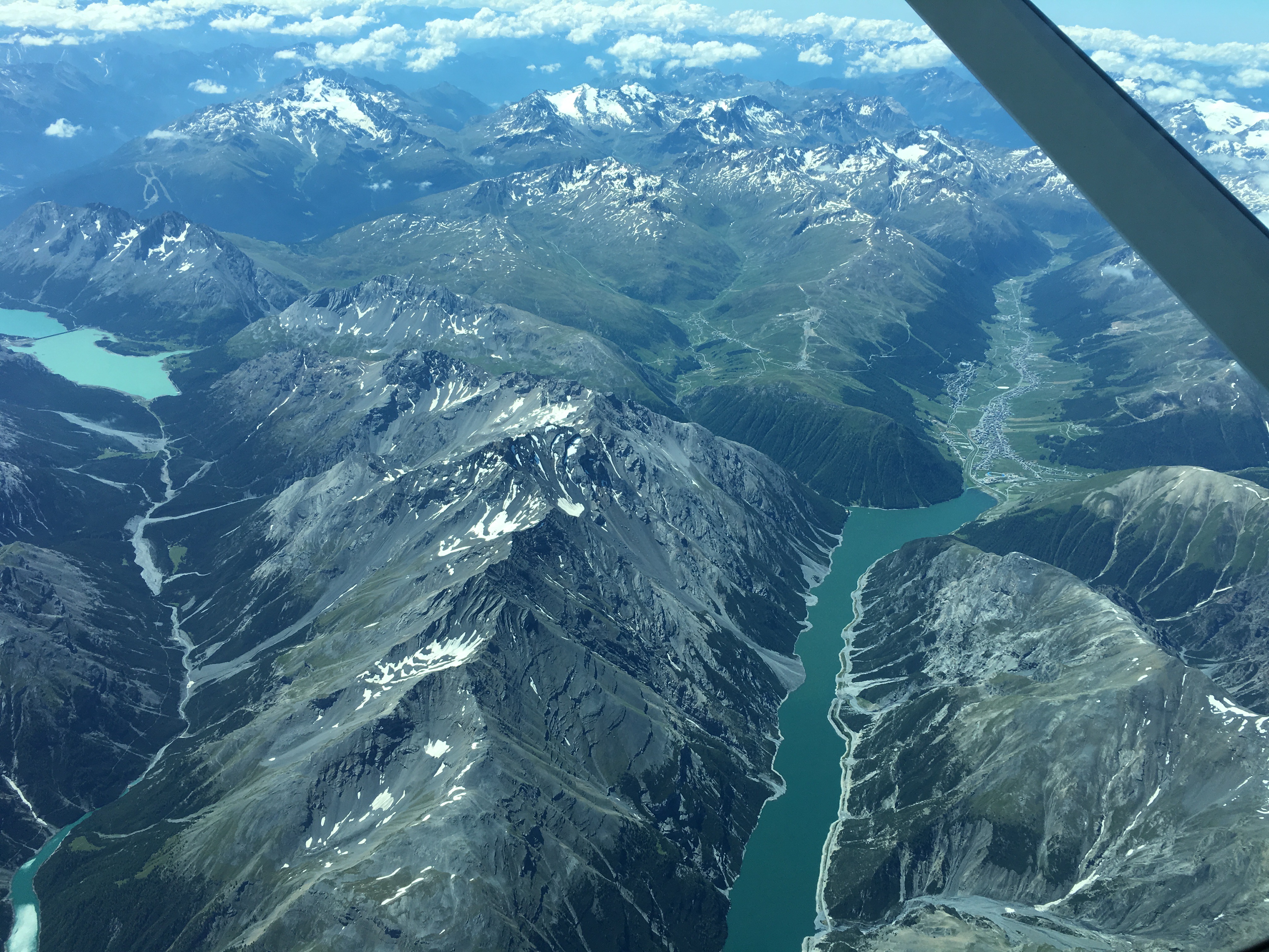 Great views from the operator seat during a mission over the Swiss National Park